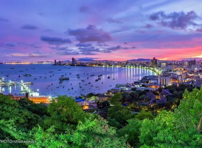 Sunset at Pattaya Viewpoint