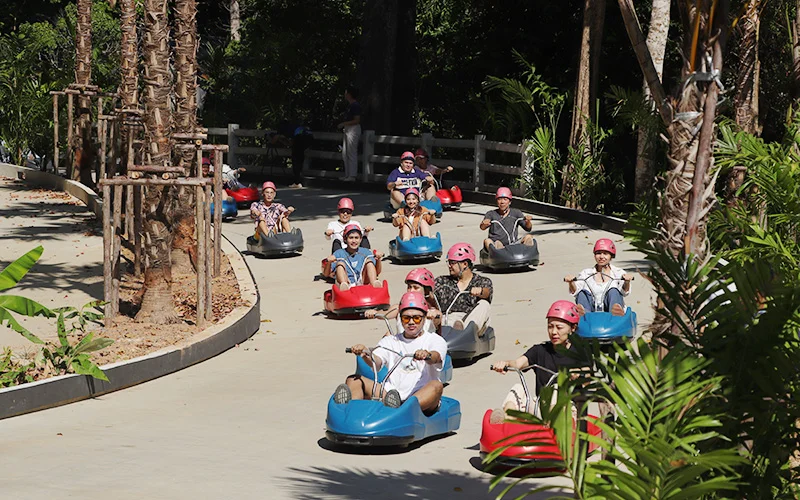 Luge Riding and Zipline at Hanuman World Phuket Ticket