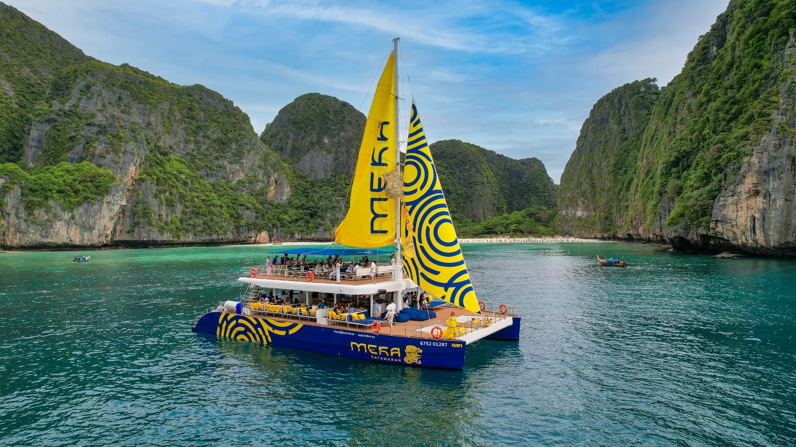 Krabi to Phi Phi Island Day Trip by Catamaran
